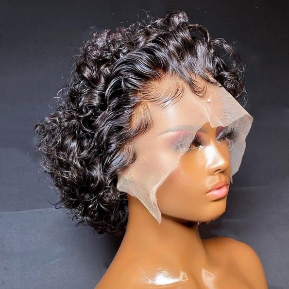 pixie short curly wig