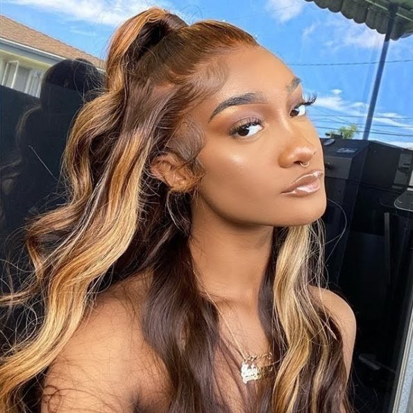 427 highlight wig body wave