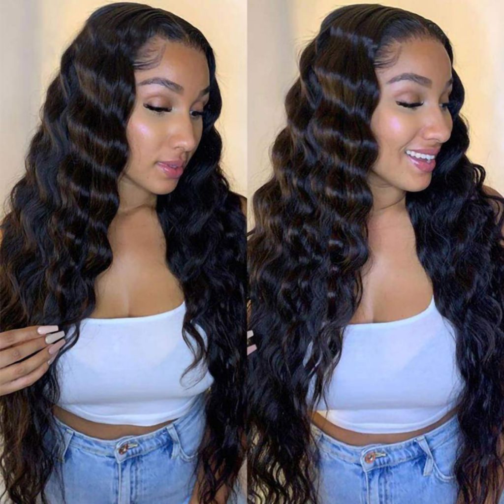 Brazilian Loose Deep Wave 13x6 Lace Front Wigs | Recool Hair