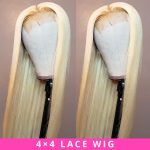 613 blonde 4×4 lace wig