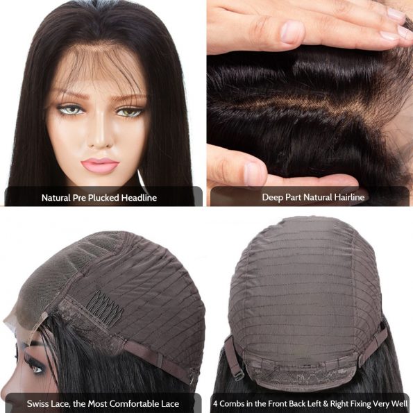 Brazilian 5x5 Lace Front Human Hair Wigs | Recool Hair