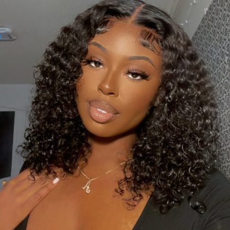 Brazilian Deep wave short wig13x4 lace front wig|Recool Hair