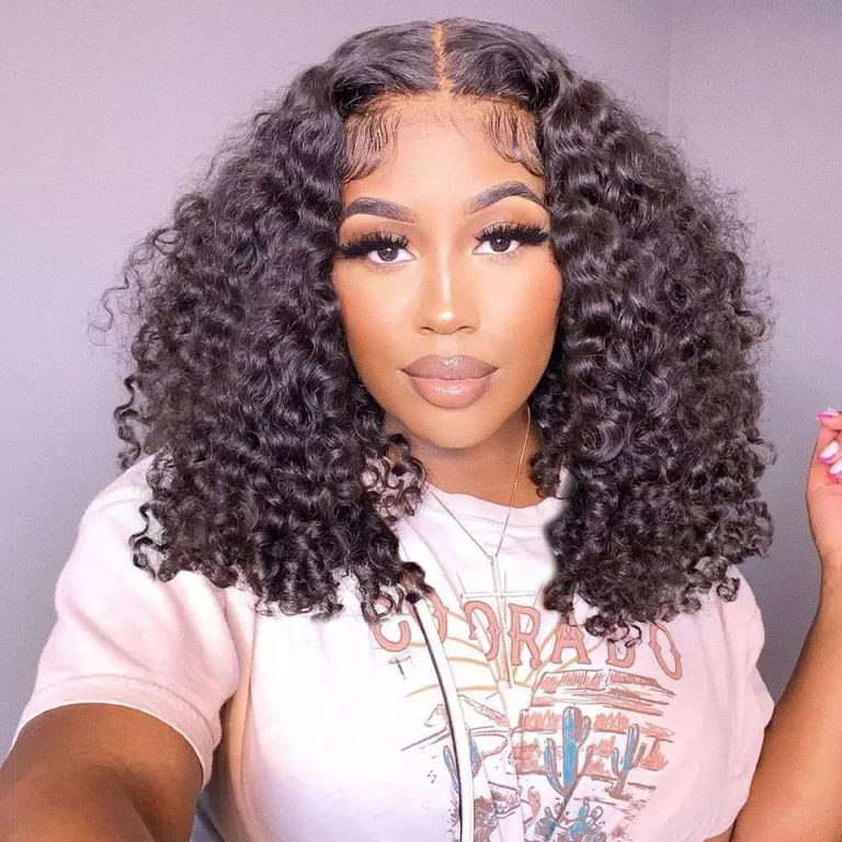 Brazilian Deep wave short wig13x4 lace front wig|Recool Hair