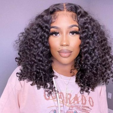 Brazilian Deep wave short wig13x4 lace front wig|Recool Hair