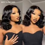 body wave short wig bob