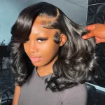 body wave short wig bob