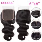 body wave bundles with 6×6 Closure