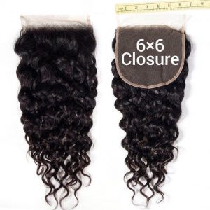 water wave 6x6 lace closure