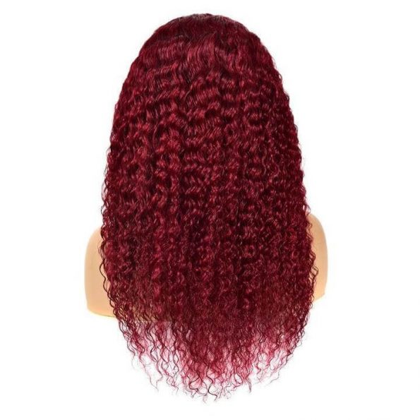 99j Burgundy deep wave wig
