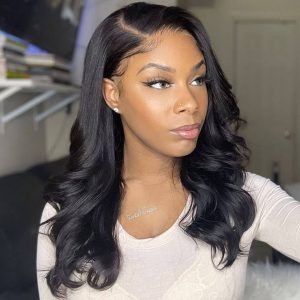 human hair shoulder length wigs