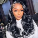 short body wave wig with layer (1)