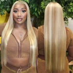 highlight blonde wig