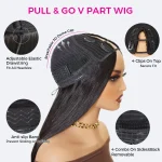 Deep Wave V Part Wig