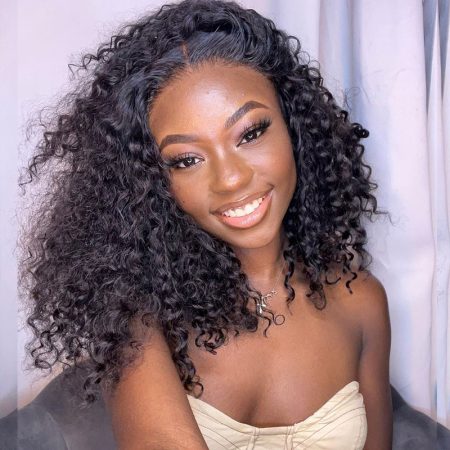 Glueless Wig Short Deep Curly HD Lace Wig | Recool Hair