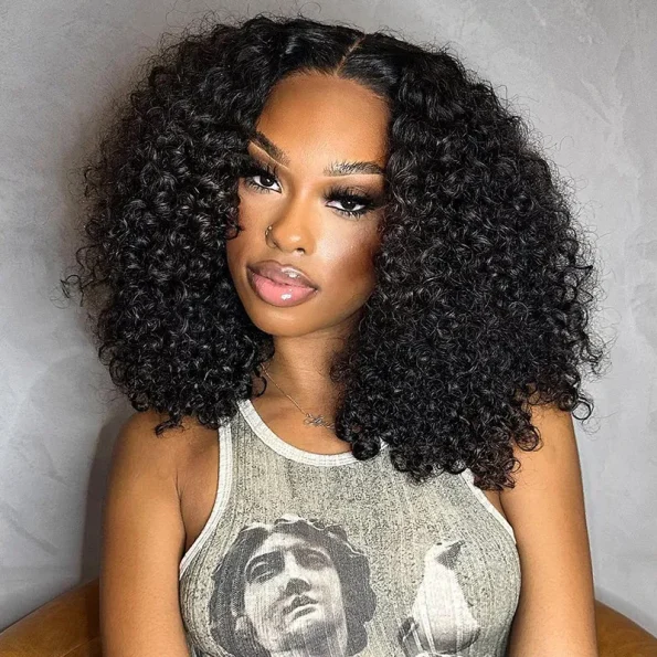 Brazilian Deep wave short wig13x4 lace front wig|Recool Hair