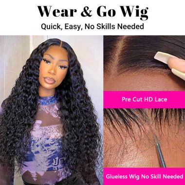 Deep Wave 6x5 Wear Go Glueless Wig | Recool Hair
