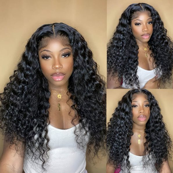 loose deep wave 13x4 lace front wig