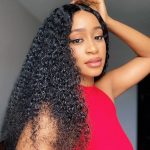 glueless lace wig curly closure wig