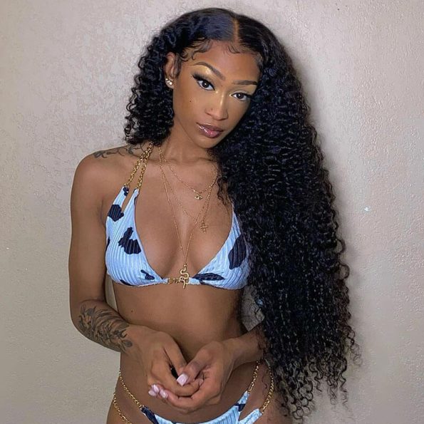 Deep wave wig long inches