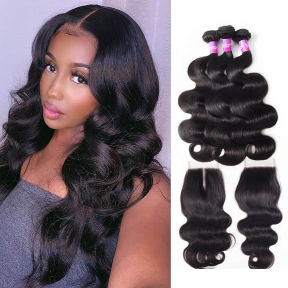 Sew-ins-at-the-center-part