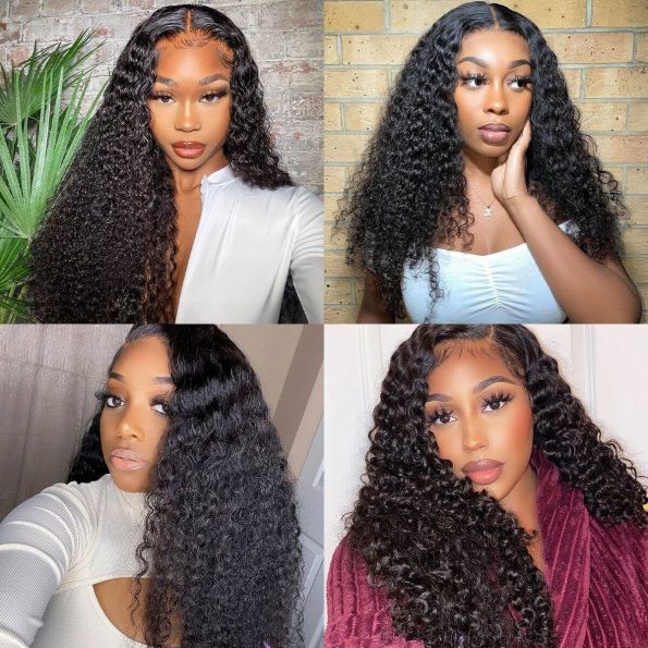 Nadula Wholesale Kinky Curly Hair Weave Bundles With 13x4 Lace