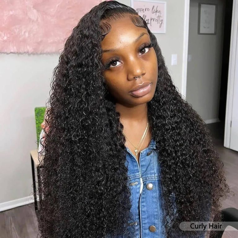 13x4 Lace Frontal Wig Curly Human Hair Wig | Recool Hair
