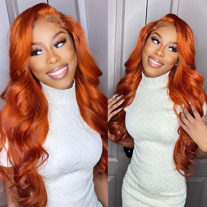 Trending Now: Ginger Hair Color Body-wave-ginger-orange-color