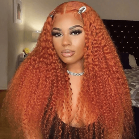 ginger curly wig