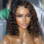 highlight water wave bob wig