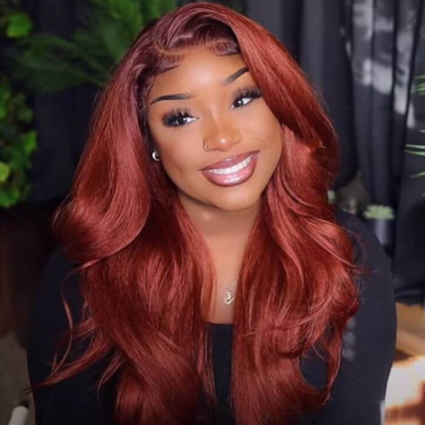 #33 Reddish Brown Body Wave Wig