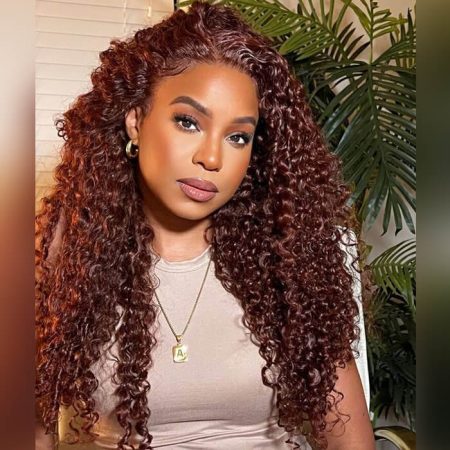 Reddish Brown #33 Deep Wave HD Lace Wig | Recool Hair