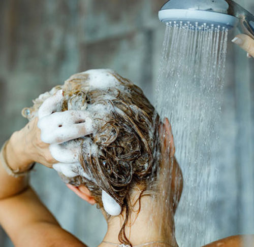 Hair-cleaning