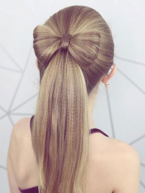 High-ponytail-bow-hairstyle