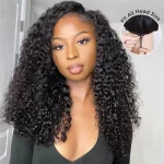v part curly wig