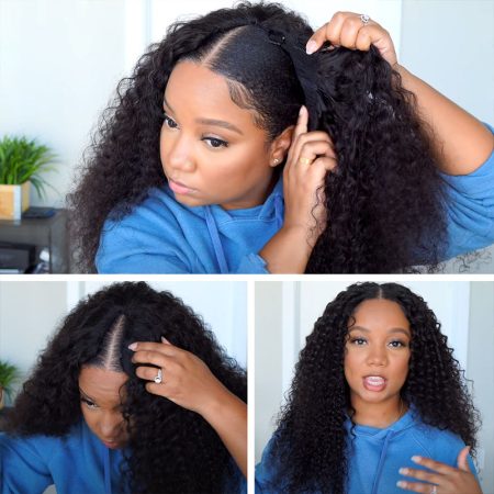 Deep Wave V Part Wig Protective Style | Recool Hair