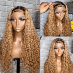 ombre water wave lace wig