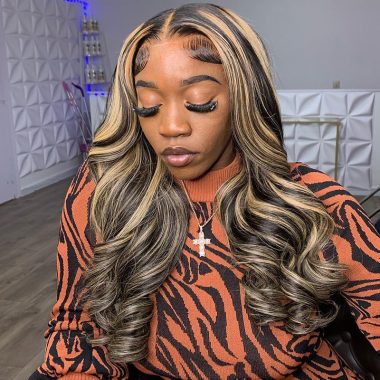 Balayage Highlight 13x4 HD Lace Frontal Wig | Recool Hair