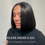 middle part 2×6 hd lace bob wig (1)