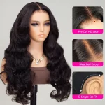loose body wave human hair glueless wig (3)