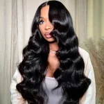 loose body wave human hair glueless wig (3)