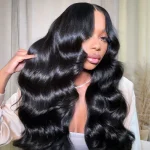 loose body wave human hair glueless wig (3)