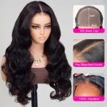 body wave silk base glueless wig