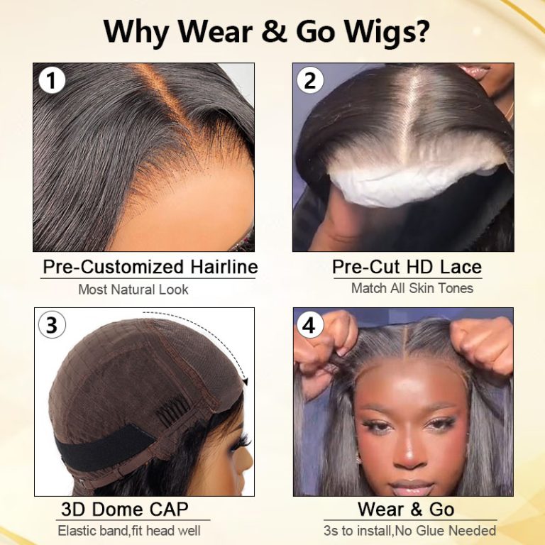 Wear Go Pre Cut Lace Highlight Glueless Wig | Recool Hair