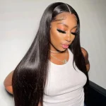 glueless straight hair wig