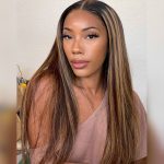 ombre highlight body wave wig