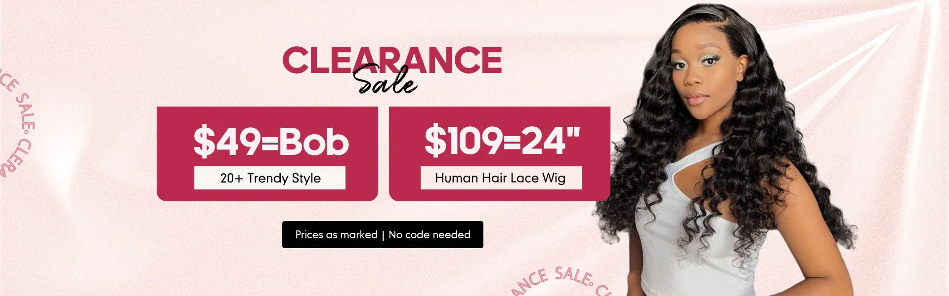 recool human hair wig sale