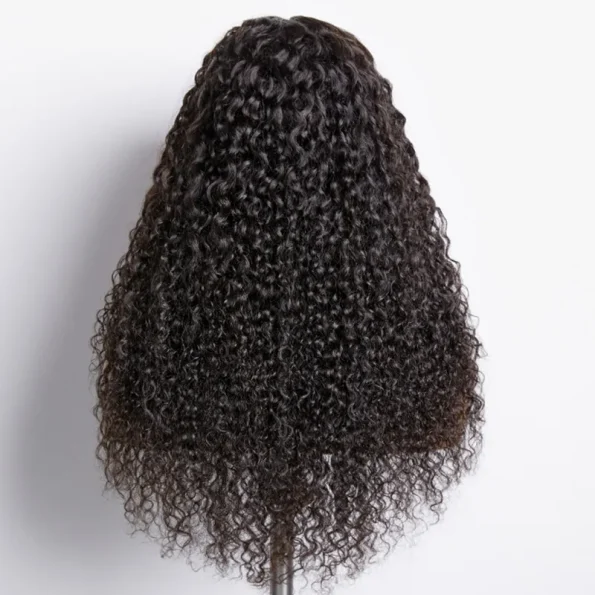 deep wave human hair glueless wig