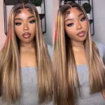 highlight glueless wig