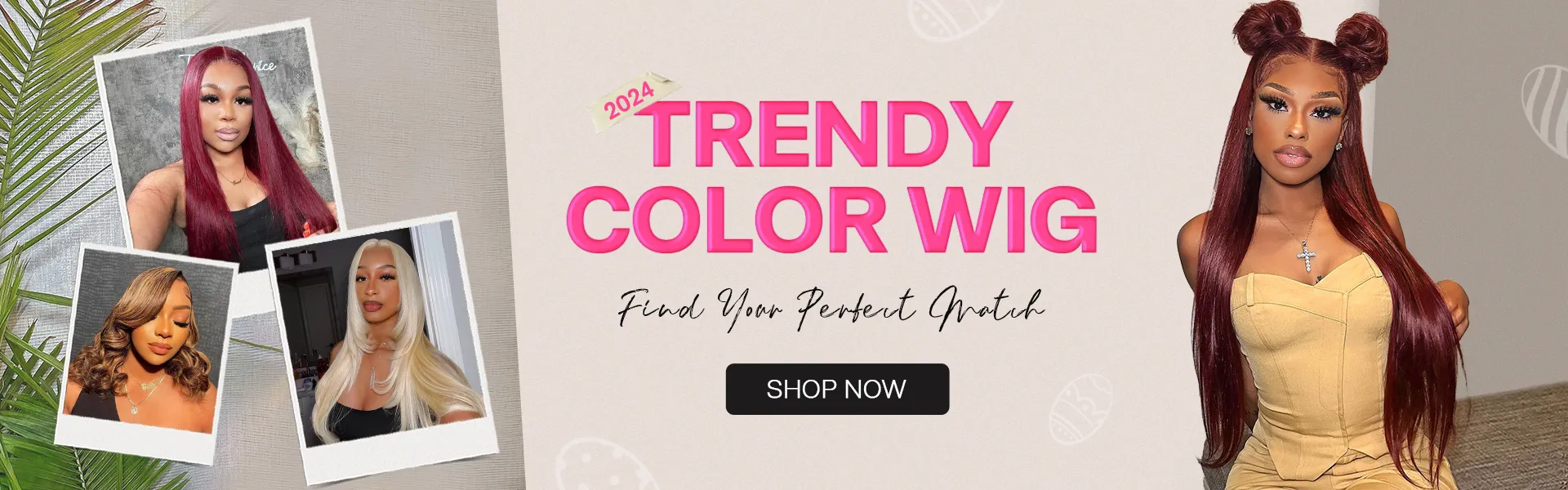 recool hair easter day sale trendy colored wig (1)