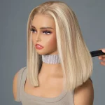 blonde highlight bob 4